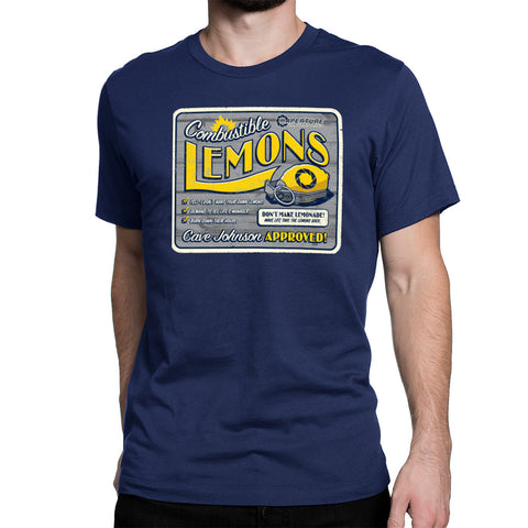  cave johnson's lemons rant t-shirt