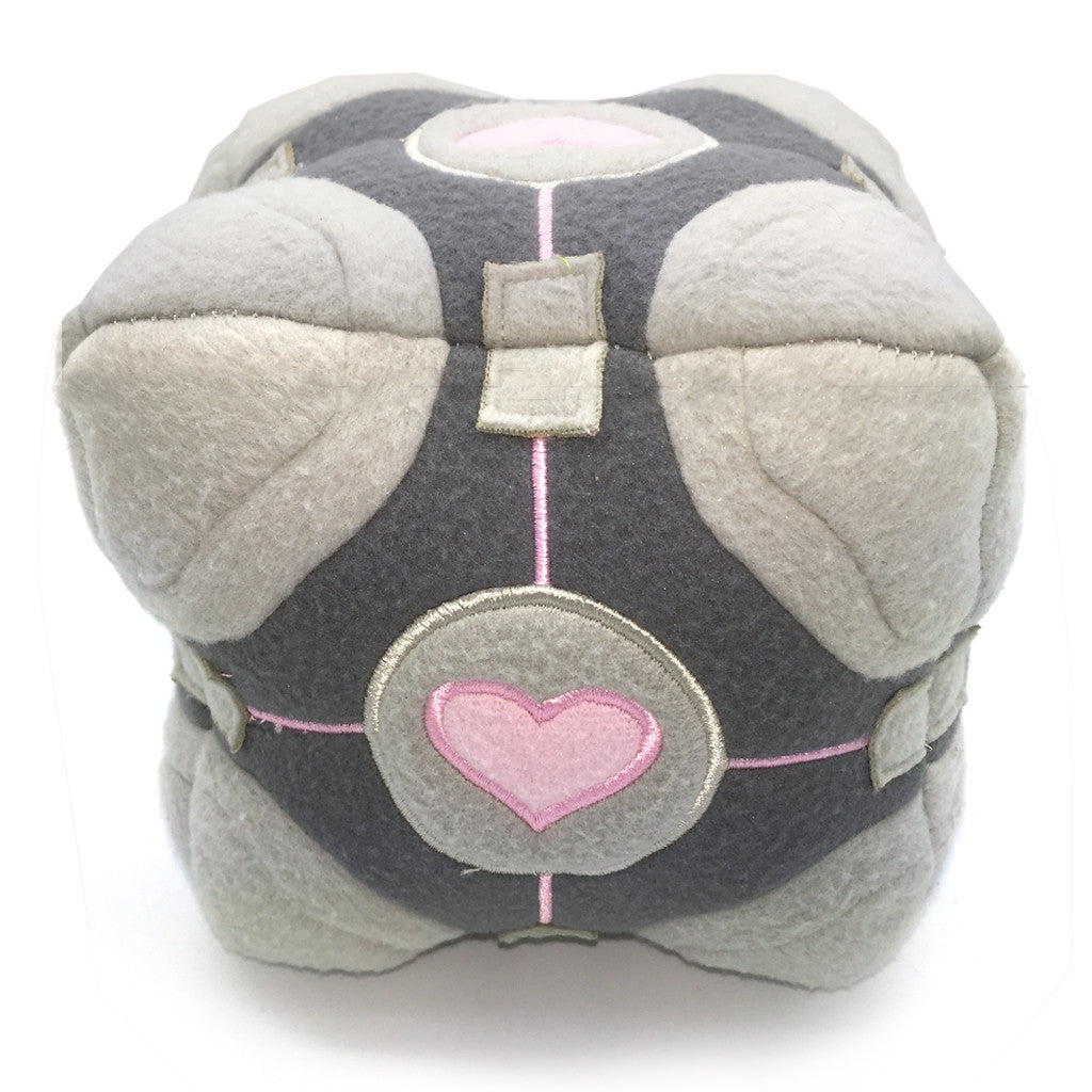 Weighted Companion Cube Plush - Glitch Gear | Glitchgear.com