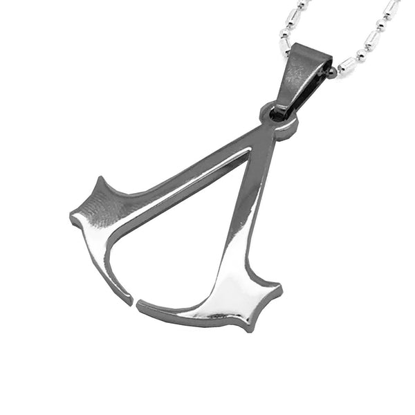 assassin's creed silver necklace