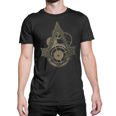 ac syndicate logo t-shirt black mens