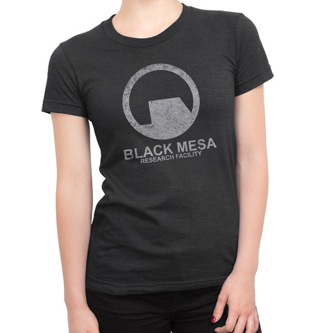 half-life black mesa girls t-shirt black