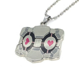 portal 2 companion cube necklace