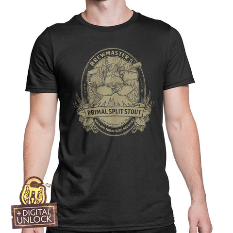 dota 2 brew master t-shirt mens with digital unlock