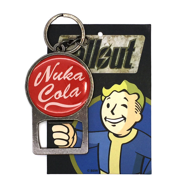 nuka cola bottle opener with backer card