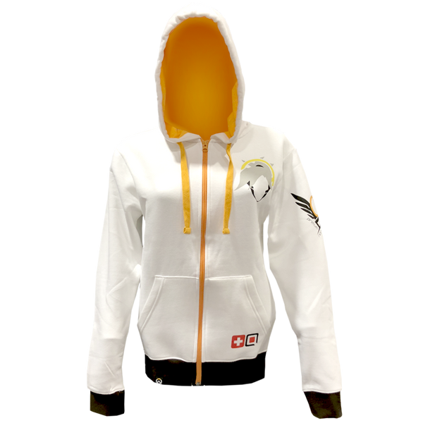 Overwatch Mercy Hoodie on Glitchgear.com | Glitchgear.com