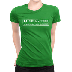 Reality Glitch Women's Angry Gamer T-Shirt - Slim Fit Cotton Tee, Gaming Inspired Design, Machine Washable