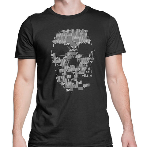 watch dogs digital skull t-shirt code shirt