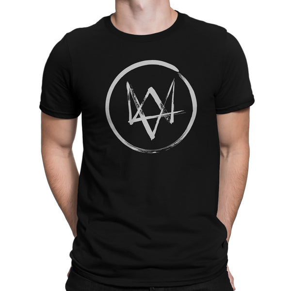 watch dogs game fox logo t-shirt