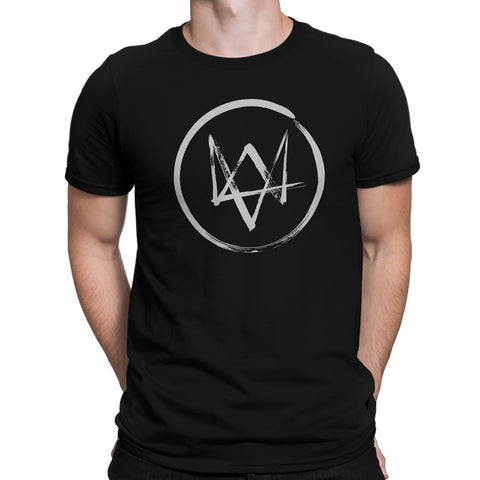 watch dogs game fox logo t-shirt